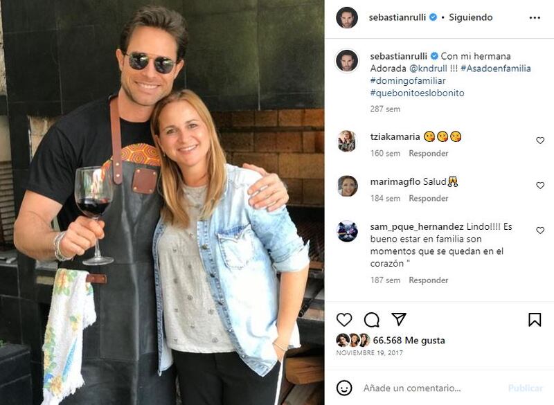 Sebastián Rulli es un orgulloso hermano mayor