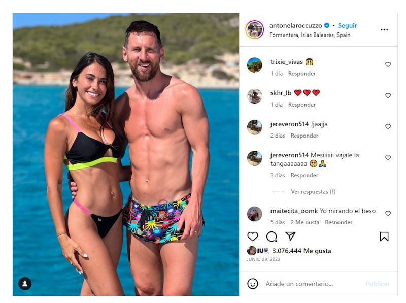 Antonela Rocuzzo tiene una colección de bikinis de ensueño