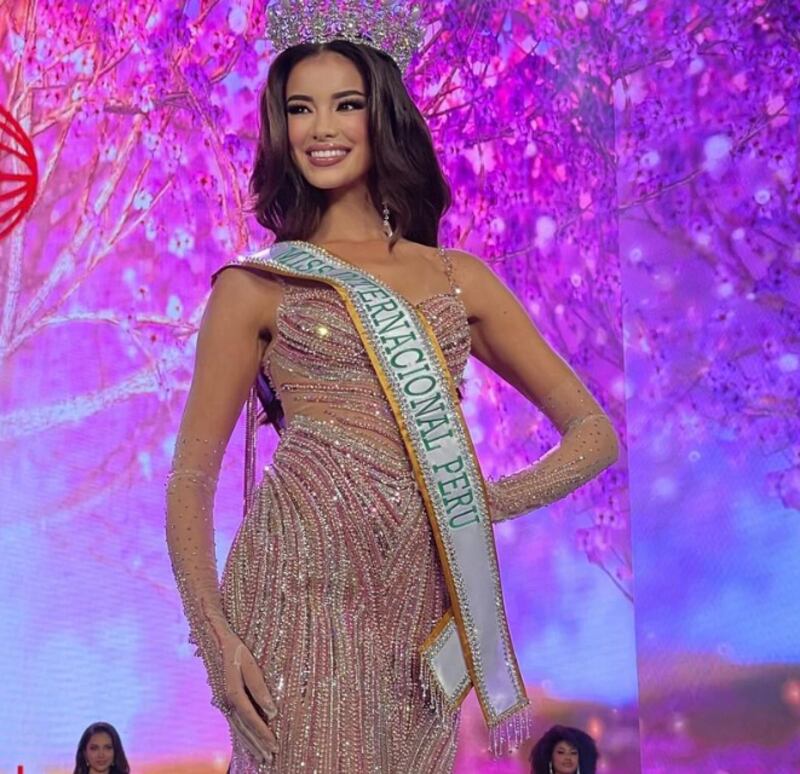 Sofía Cajo no se fue con las manos vacías del Miss Perú 2024