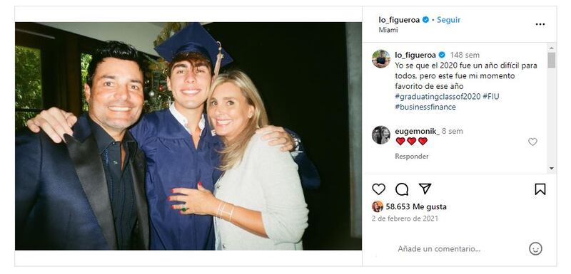 Lorenzo Valentino, el hijo mayor de Chayanne, ya tiene 26 años