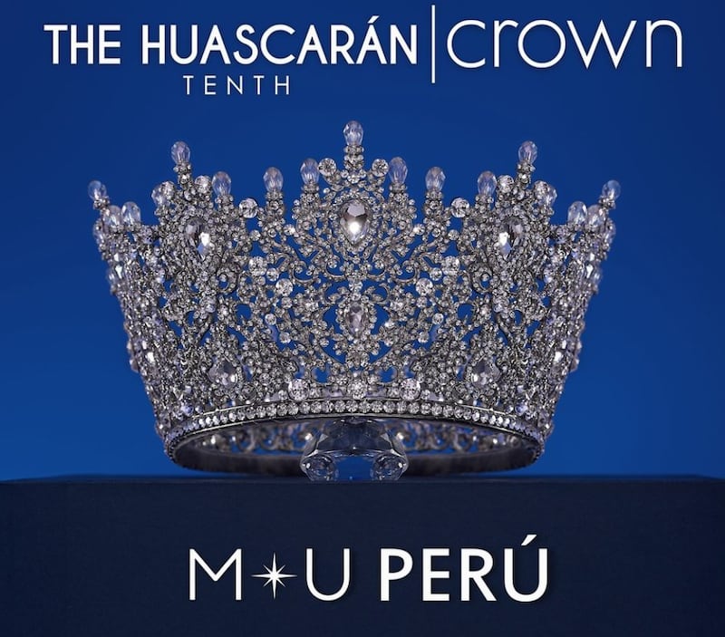 Lujosa corona del Miss Perú 2024 fue diseñada por Alejandro Arraiz.