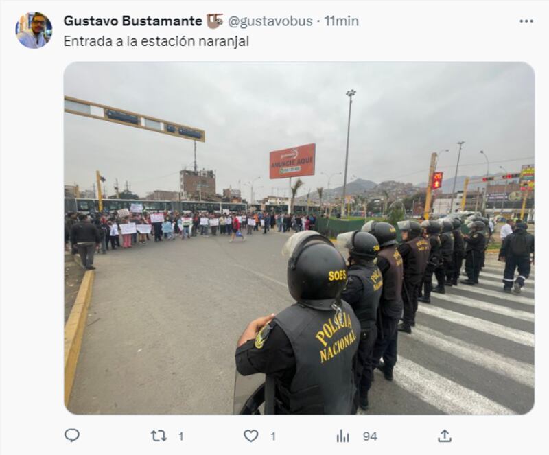 Caos en el Metropolitano por protestas en Naranjal.