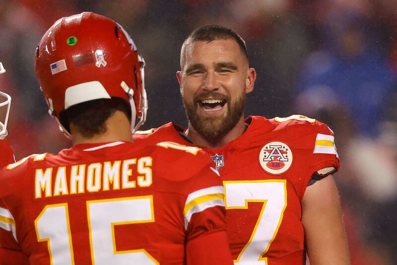 Kelce y Mahomes