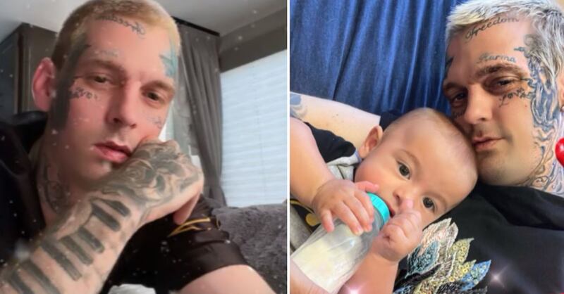 Aaron Carter fue un gran padre y estos videos con su hijo lo prueban