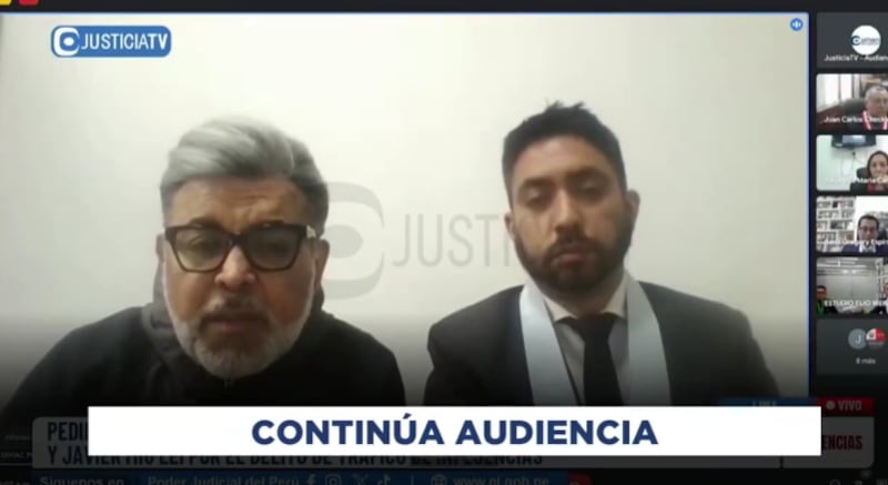 Andrés Hurtado declara en audiencia de prisión preventiva este 30 de septiembre.